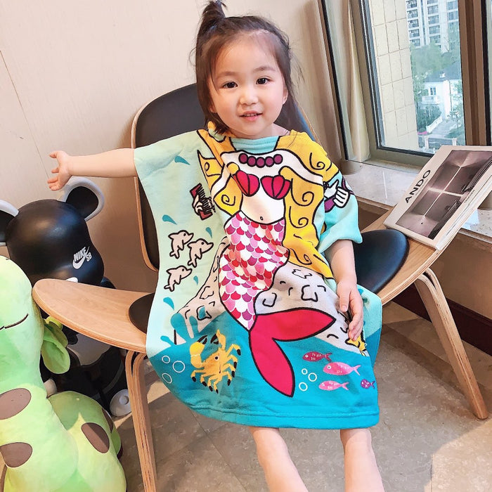 Jewelry WholesaleWholesale Kids Cartoon Printed Microfiber Beach Hooded Bath Towel JDC-BTL-YaX002 Bath Towel 雅星 %variant_option1% %variant_option2% %variant_option3%  Factory Price JoyasDeChina Joyas De China