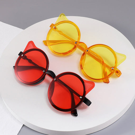 Jewelry WholesaleWholesale personalized frameless cat ear shape Sunglasses JDC-SG-SengB004 Sunglasses 森邦 %variant_option1% %variant_option2% %variant_option3%  Factory Price JoyasDeChina Joyas De China