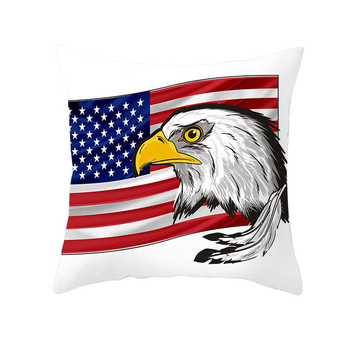 Wholesale 4th of July Independence Day Printed Pillowcase MOQ≥2 JDC-PW-Jinze002