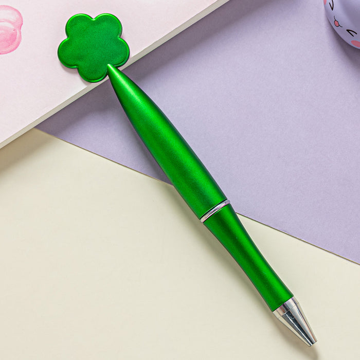 Wholesale Ballpoint Pen Plastic Cartoon Flowers Gel Pen JDC-BP-HongD002