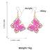 Jewelry WholesaleWholesale butterfly fancy color diamond insect alloy earrings JDC-ES-JL952 Earrings 氿乐 %variant_option1% %variant_option2% %variant_option3%  Factory Price JoyasDeChina Joyas De China