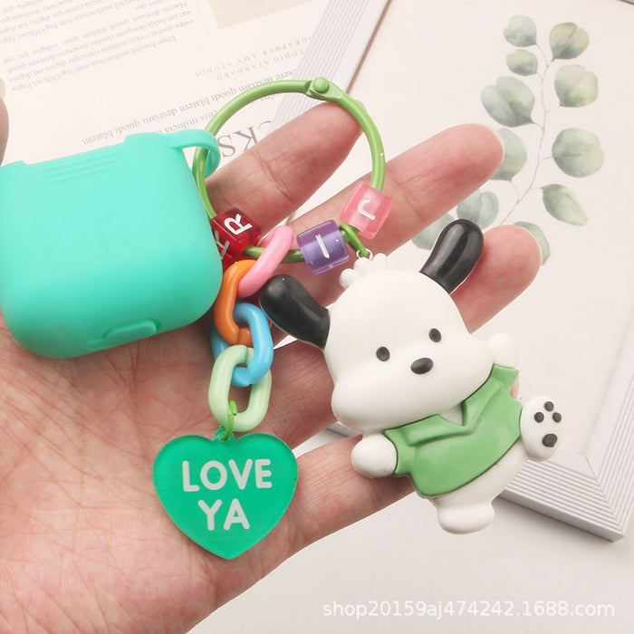 Wholesale Keychains Acrylic Cute Cartoon Puppy MOQ≥2 JDC-KC-YiHan039