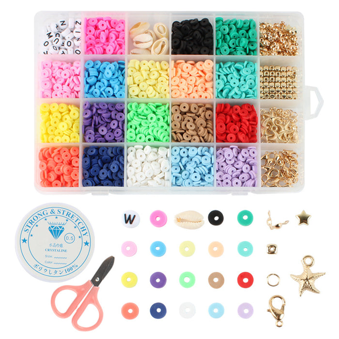 Wholesale 24 Grid DIY Clay Bead Bracelet Set MOQ≥2 JDC-DIY-AoF002