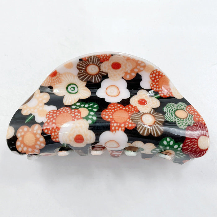 Wholesale Flower Acrylic Hair Clips JDC-HC-GeLeiS004