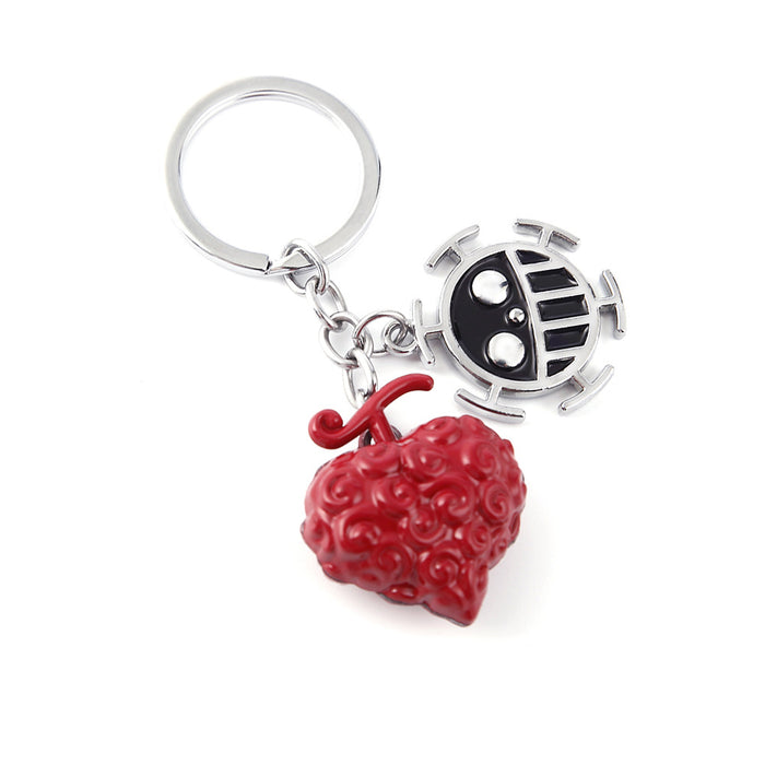 Wholesale metal Devil Fruit Keychain cute and cool （M) JDC-KC-DIJ001