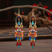 Jewelry WholesaleWholesale Boho Beads Tassel Alloy Earrings JDC-ES-Daiq027 Earrings 黛茜 %variant_option1% %variant_option2% %variant_option3%  Factory Price JoyasDeChina Joyas De China