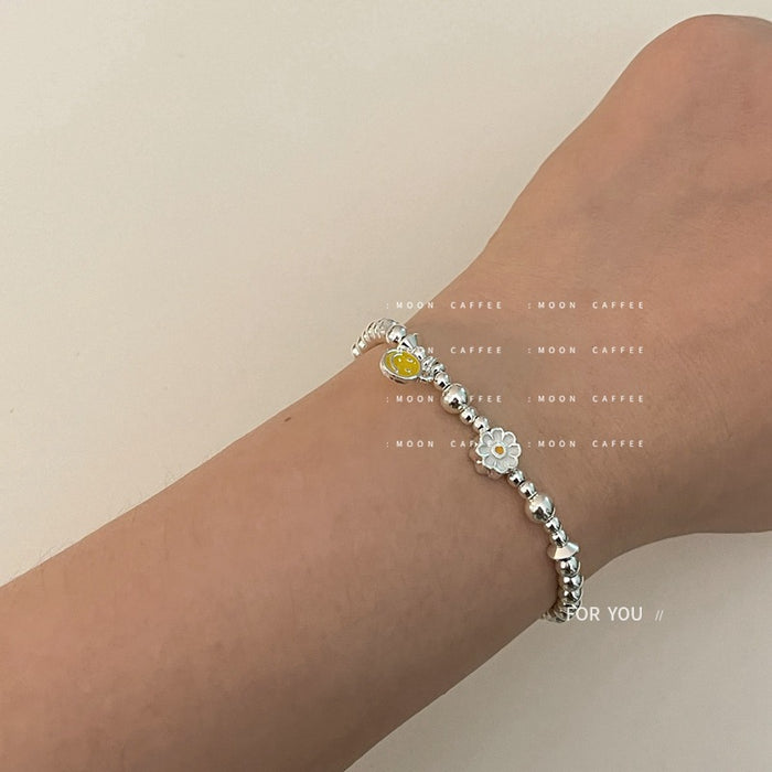 Wholesale Bracelet Smiley Love Heart Freshwater Pearl Beaded Fashion JDC-BT-JiaJ002