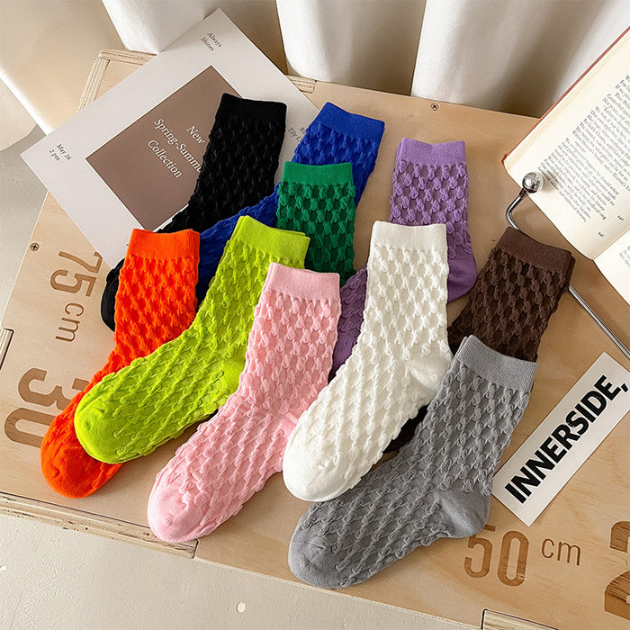 Wholesale Sock Cotton Sweat Absorbing Socks Bubble Socks MOQ≥2 JDC-SK-CYu022