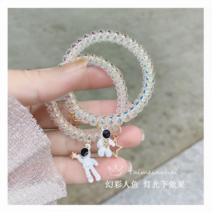 Wholesale Bracelet Phone Cord Astronaut Magnet Couple Bracelet JDC-BT-MengM005