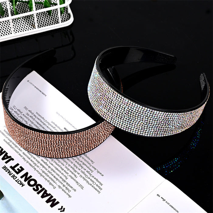 Jewelry WholesaleWholesale full diamond with toothed diamond rhinestone hair band JDC-HD-YingY004 Headband 迎源 %variant_option1% %variant_option2% %variant_option3%  Factory Price JoyasDeChina Joyas De China