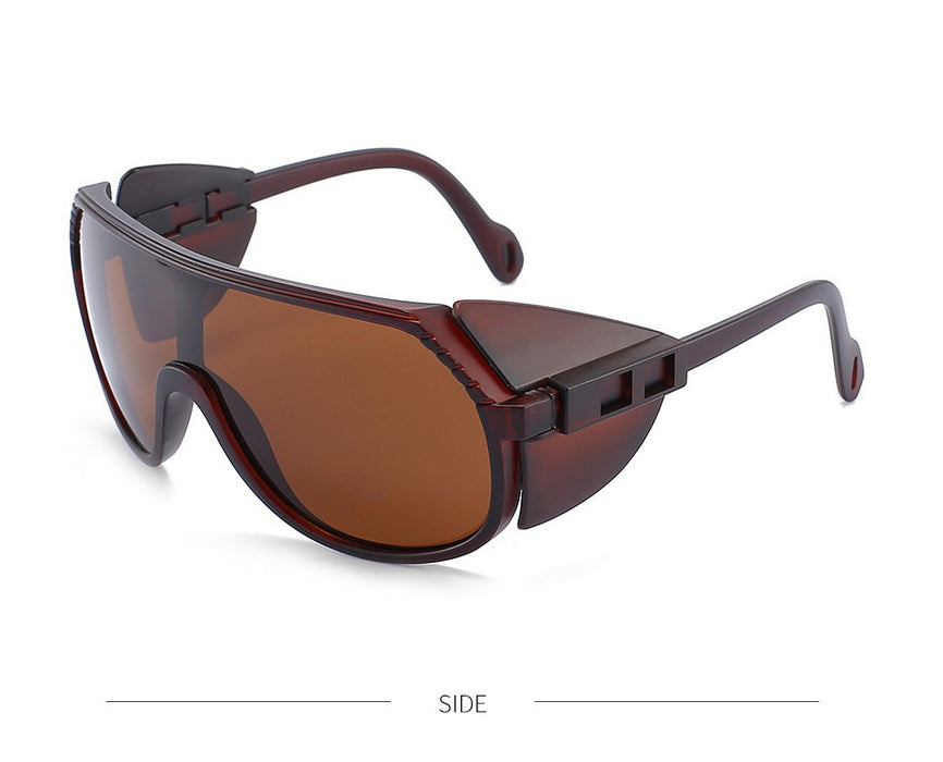 Wholesale Sunglasses PC One Piece Sports Wind Outdoor Riding Sunshade Mirrors MOQ≥2 JDC-SG-ZhuiF002