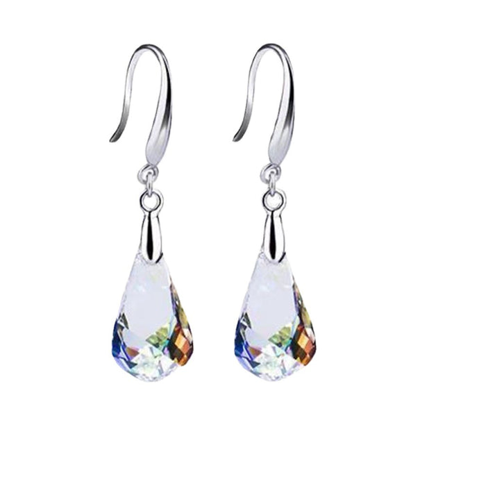 Wholesale Earrings Artificial Crystal Cute Drop Shape JDC-ES-FanMeng003