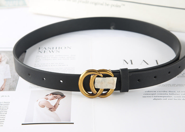 Jewelry WholesaleWholesale Black PU Belt (F) JDC-WB-WangF008 Womenbelt 旺发 %variant_option1% %variant_option2% %variant_option3%  Factory Price JoyasDeChina Joyas De China