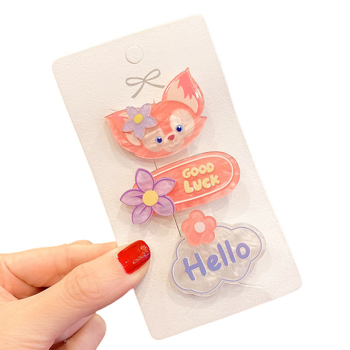 Jewelry WholesaleWholesale cute cartoon children's hair clip JDC-HC-ZY002 Hair Clips 黛瑞亚 %variant_option1% %variant_option2% %variant_option3%  Factory Price JoyasDeChina Joyas De China