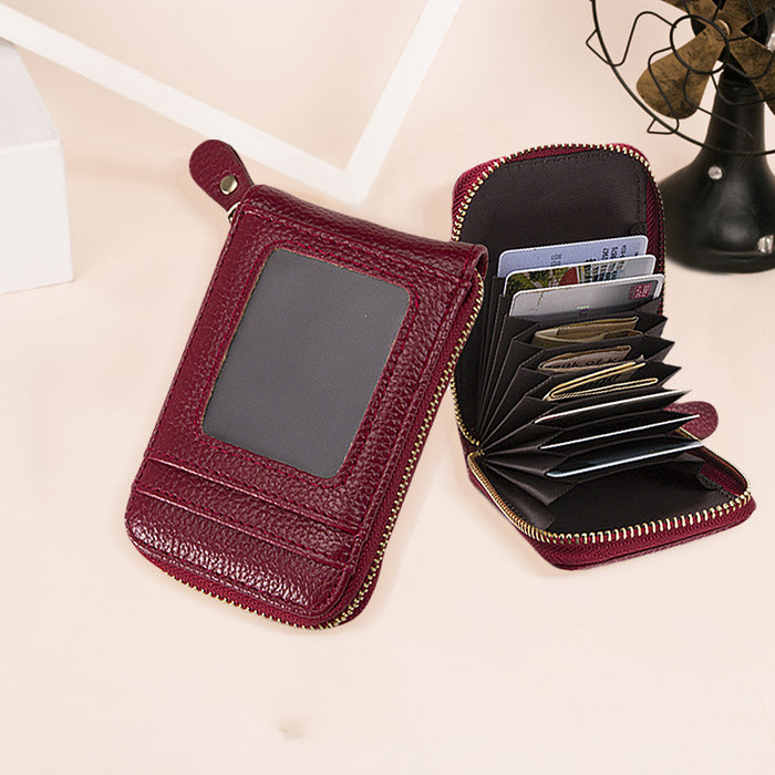 Wholesale PU Leather Card Holder Wallet MOQ≥3 JDC-WT-Shadp007