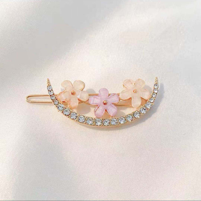 Jewelry WholesaleWholesale flower love rhinestone temperament super fairy hair clip JDC-HC-aicc001 Hair Clips 爱瞅瞅 %variant_option1% %variant_option2% %variant_option3%  Factory Price JoyasDeChina Joyas De China