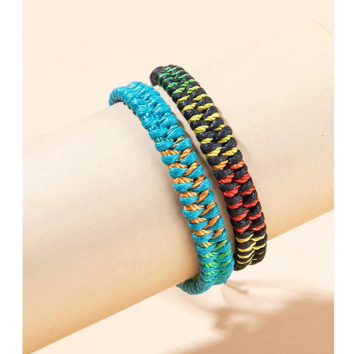 Wholesale Bracelet Polyester Colorful Braided Strap Adjustable JDC-BT-XLH009