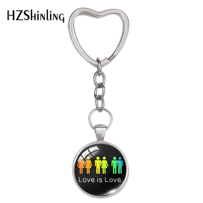 Jewelry WholesaleWholesale LGBT Rainbow Flag Pride Day Keychain JDC-KC-XiangL002 Keychains 翔联 %variant_option1% %variant_option2% %variant_option3%  Factory Price JoyasDeChina Joyas De China