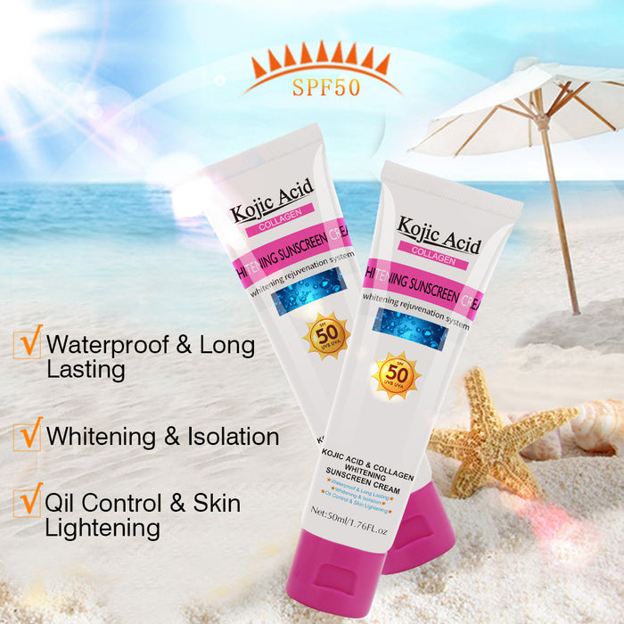 Jewelry WholesaleWholesale kojic acid UV protection moisturizing brightening 50g sunscreen JDC-SC-LFB001 Sunscreen 丽肤宝 %variant_option1% %variant_option2% %variant_option3%  Factory Price JoyasDeChina Joyas De China