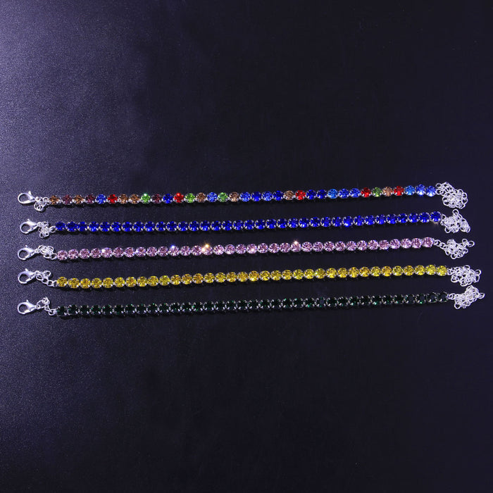 Jewelry WholesaleWholesale color drilling drilling foot chain JDC-AS-XinS013 Anklets 心饰 %variant_option1% %variant_option2% %variant_option3%  Factory Price JoyasDeChina Joyas De China