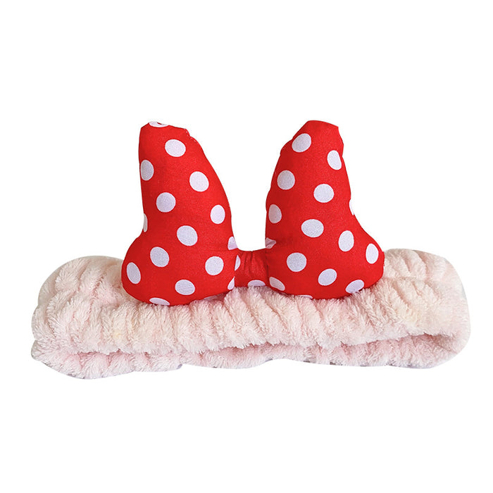 Wholesale Cartoon Cute Polka Dot Oversized Butterfly End Hairband JDC-HD-JSH002