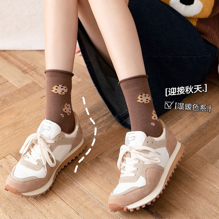 Wholesale Socks Cotton Rolled College Wind Socks JDC-SK-MZG001