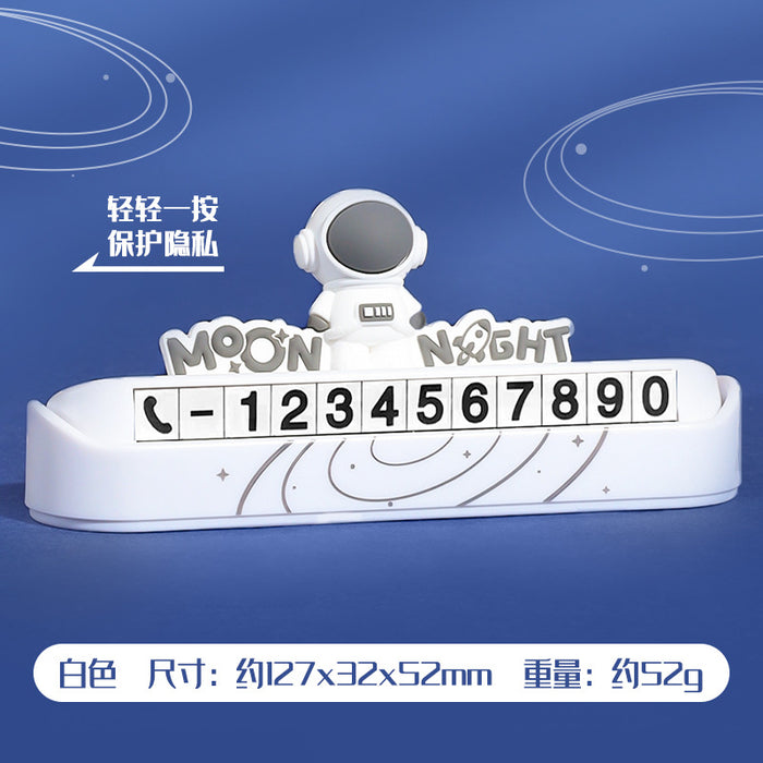 Wholesale Car Accessories PVC Cute Cartoon Number Plate Can Be Hidden JDC-CA-XZH003