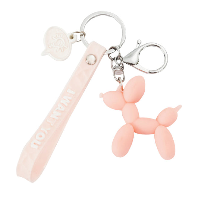 Jewelry WholesaleWholesale Cartoon Cute Epoxy Balloons Dog Keychain JDC-KC-HongW001 Keychains 鸿文 %variant_option1% %variant_option2% %variant_option3%  Factory Price JoyasDeChina Joyas De China