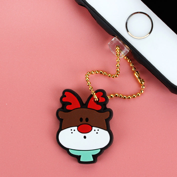 Wholesale Mobile Phone Dust Plug PVC Cute Cartoon Pendant MOQ≥3 JDC-PC-ZhongJ010