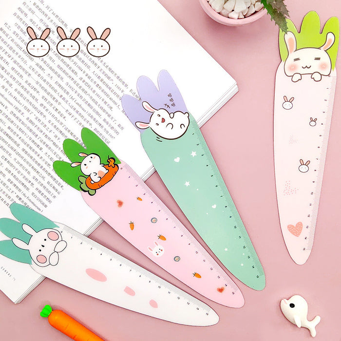 Wholesale Ruler ABS Cute Carrot Magnetic Soft Ruler JDC-RR-MPai002