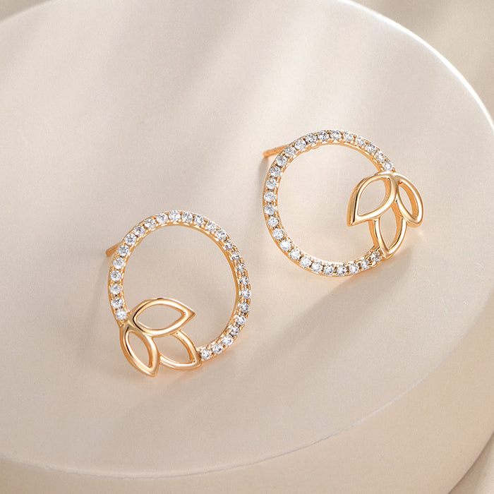 Wholesale Simple Geometric Metal Earrings JDC-ES-xuping001