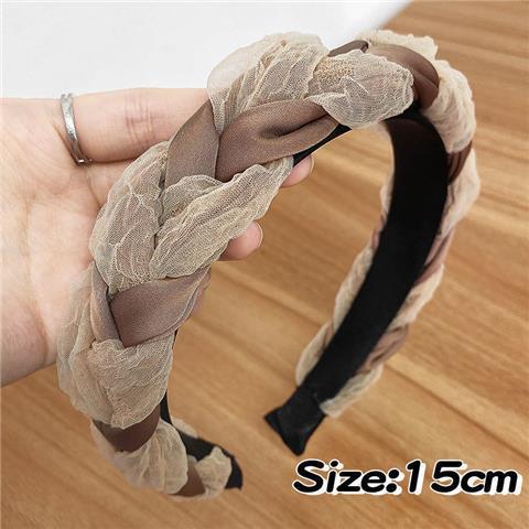 Wholesale Headband Organza Chain Tooth Braid MOQ≥2 JDC-HD-CMSP001