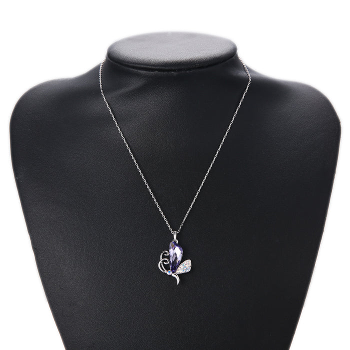 Wholesale Amethyst Bow Necklace JDC-NE-XunO051