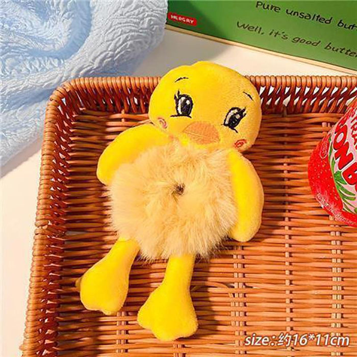 Wholesale Cartoon Rabbit Hair Ring Plush Rabbit Hair Rope JDC-HS-JShi001