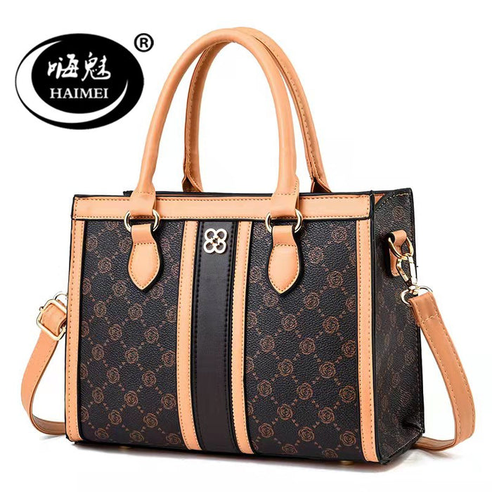 Wholesale Shoulder Bag PU Printing Handbag Diagonal Cross (F) JDC-SD-haim005