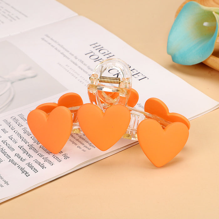 Wholesale Hairpin Metal Colored Hearts JDC-HC-MDL005