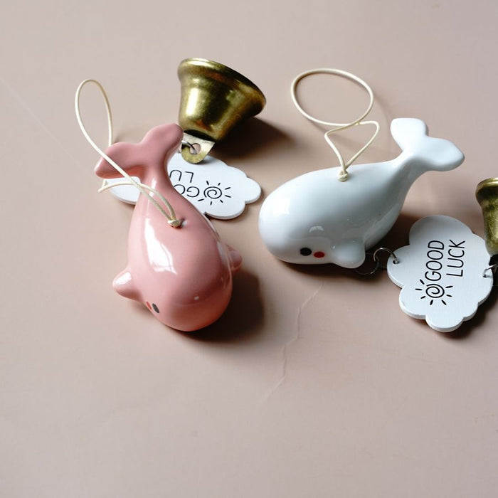 Wholesale ceramic wind chimes cute cartoon pastoral JDC-WC-YXiang002