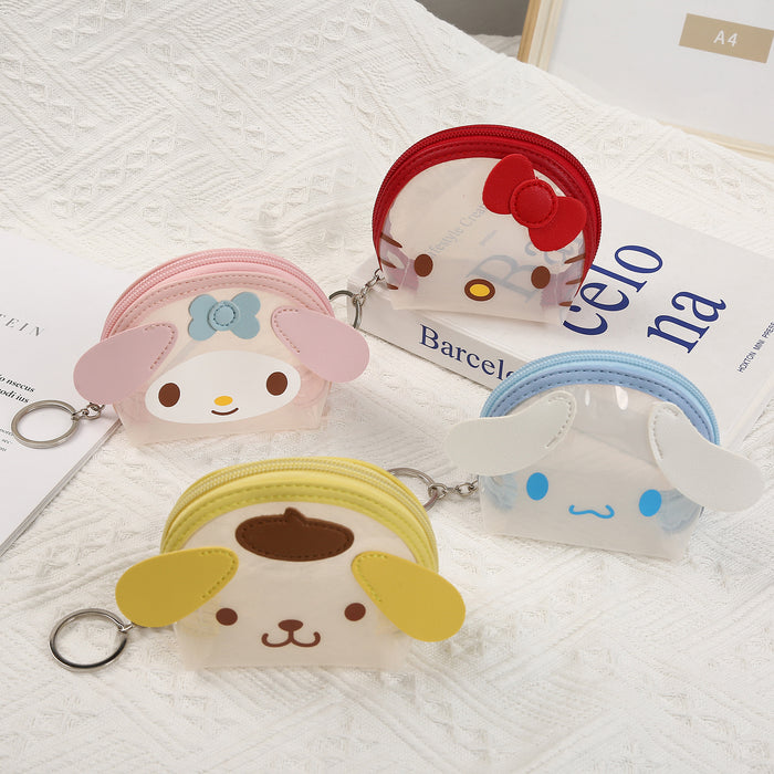 Wholesale keychain wallets ins wind cartoon mini coin key case random MOQ≥4 JDC-KC-XiaoKe001