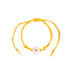 Jewelry WholesaleWholesale Yellow Braided Rope Small Daisy Flower Single Layer Anklet JDC-AS-C133 Anklet 陌茗 %variant_option1% %variant_option2% %variant_option3%  Factory Price JoyasDeChina Joyas De China