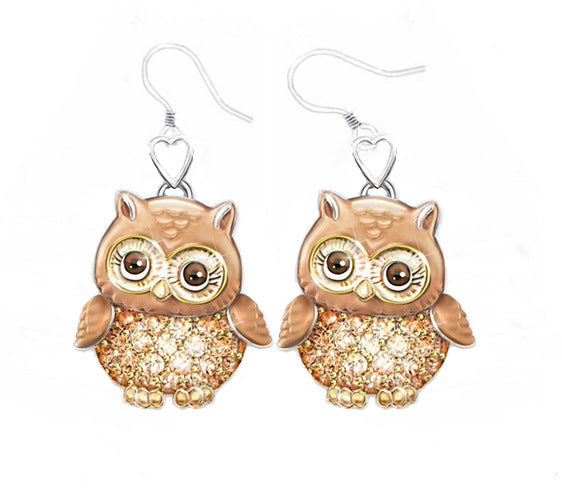 Jewelry WholesaleWholesale Ladybug Baby Elephant Two Tone Owl Bee Necklace Earring Set JDC-NE-ZiB005 Necklaces 资比 %variant_option1% %variant_option2% %variant_option3%  Factory Price JoyasDeChina Joyas De China