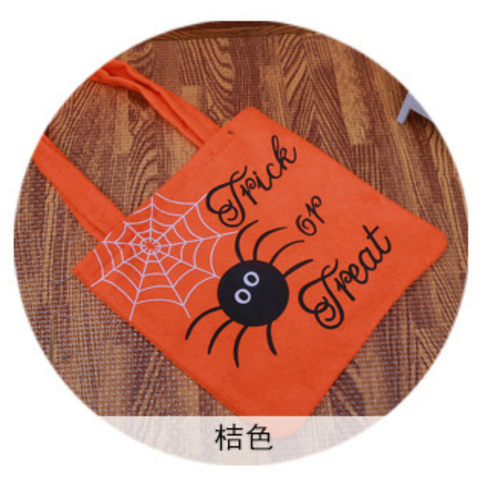 Wholesale Halloween Pumpkin Tote Bag Non Woven Gift Bag Candy Bag JDC-HB-GangL001