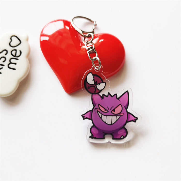 Wholesale Cartoon Acrylic Cute Keychain (M) MOQ≥2 JDC-KC-FPai004