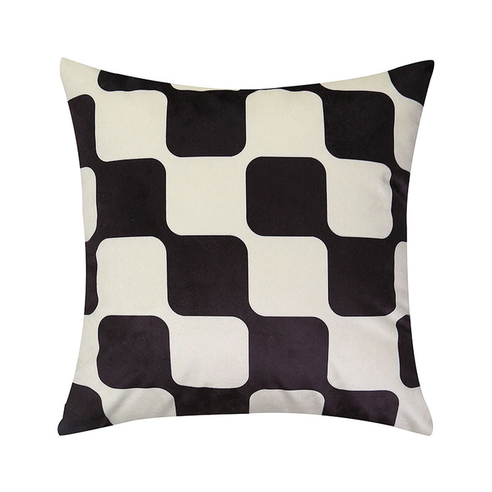 Wholesale Pillowcase Velvet Checkerboard Checkerboard JDC-PW-Feifei002