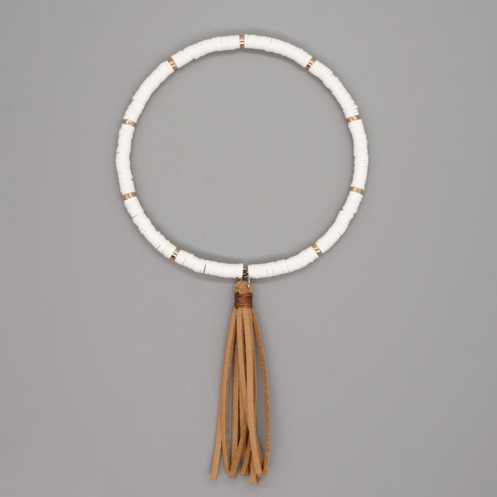 Wholesale Clay Tassel Beaded Wrist Keychain JDC-KC-YXZ001