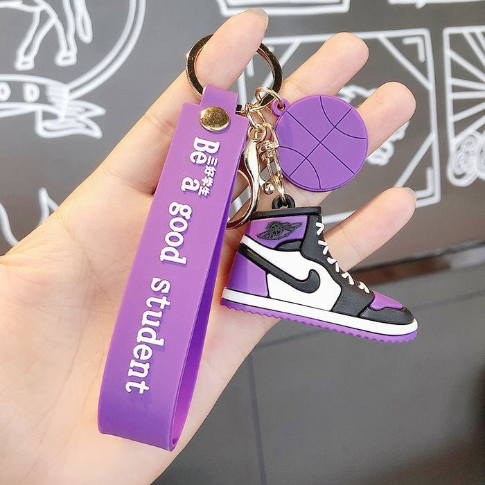 Jewelry WholesaleWholesale Silicone Basketball Shoes Keychain JDC-KC-MeiZ002 Keychains 美庄 %variant_option1% %variant_option2% %variant_option3%  Factory Price JoyasDeChina Joyas De China