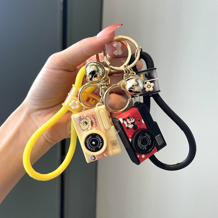 Wholesale Keychain Plastic Cute Camera Sound and Glow MOQ≥2 JDC-KC-GHui025