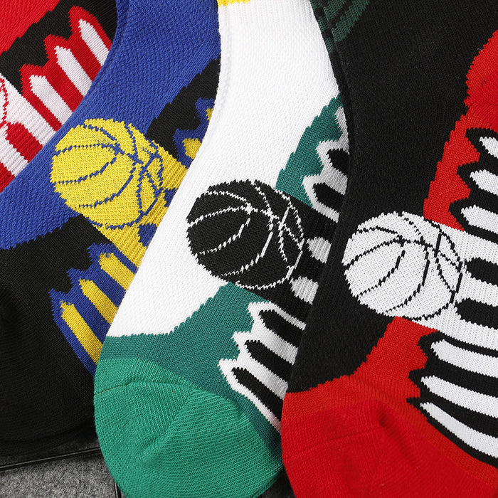 Wholesale Sock Cotton Sweat Absorbing Tall Basketball Socks Thick Thick Line Men MOQ≥3 JDC-SK-XYY001