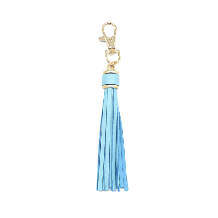 Jewelry WholesaleWholesale PU leather tassel key chain JDC-KC-ZhiS002 Keychains 智尚 %variant_option1% %variant_option2% %variant_option3%  Factory Price JoyasDeChina Joyas De China