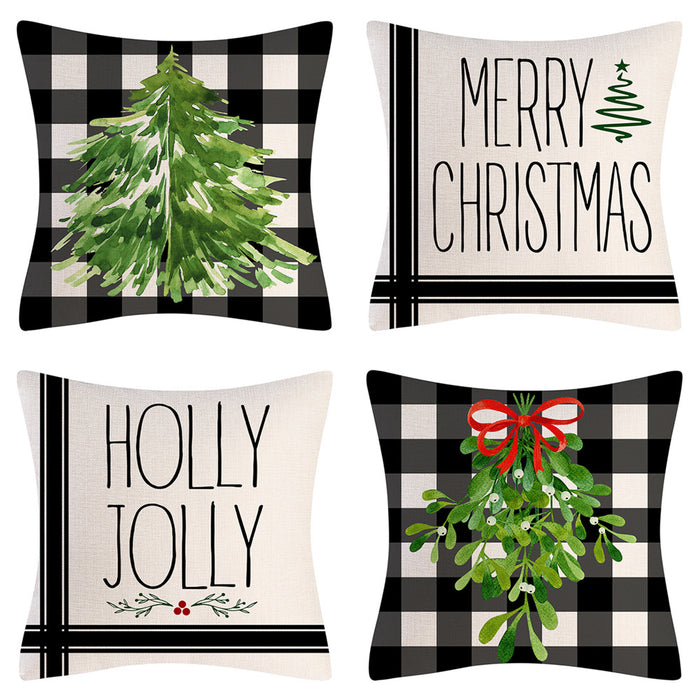 Wholesale Pillowcase Polyester Christmas Home Decor JDC-PW-Mengde001