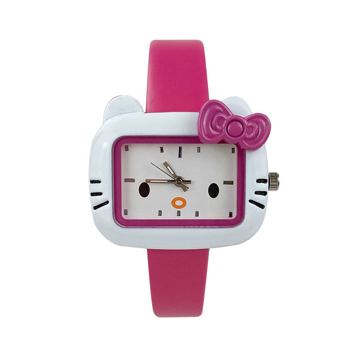 Jewelry WholesaleWholesale Children's Cartoon Faux Leather Electronic Quartz Watch JDC-WH-Qiqi005 Watch 琪琪 %variant_option1% %variant_option2% %variant_option3%  Factory Price JoyasDeChina Joyas De China